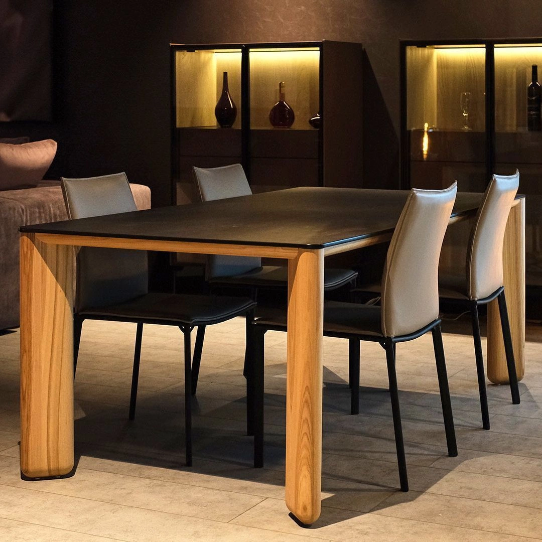 Стол обеденный Momo (200) массив бук + пластик изображение Стол обеденный Momo (200) массив бук + пластик фото