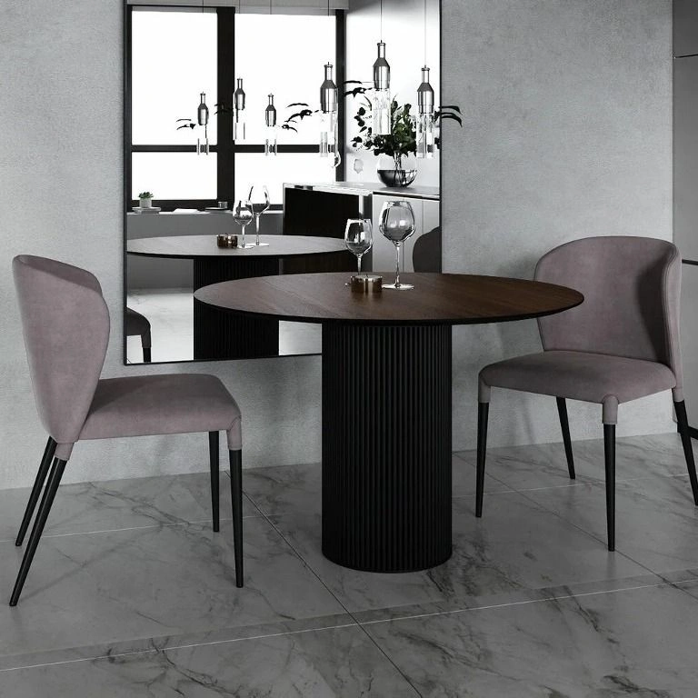 Стол круглый Nolan 100, шпон изображение Стол круглый Nolan 100, шпон фото