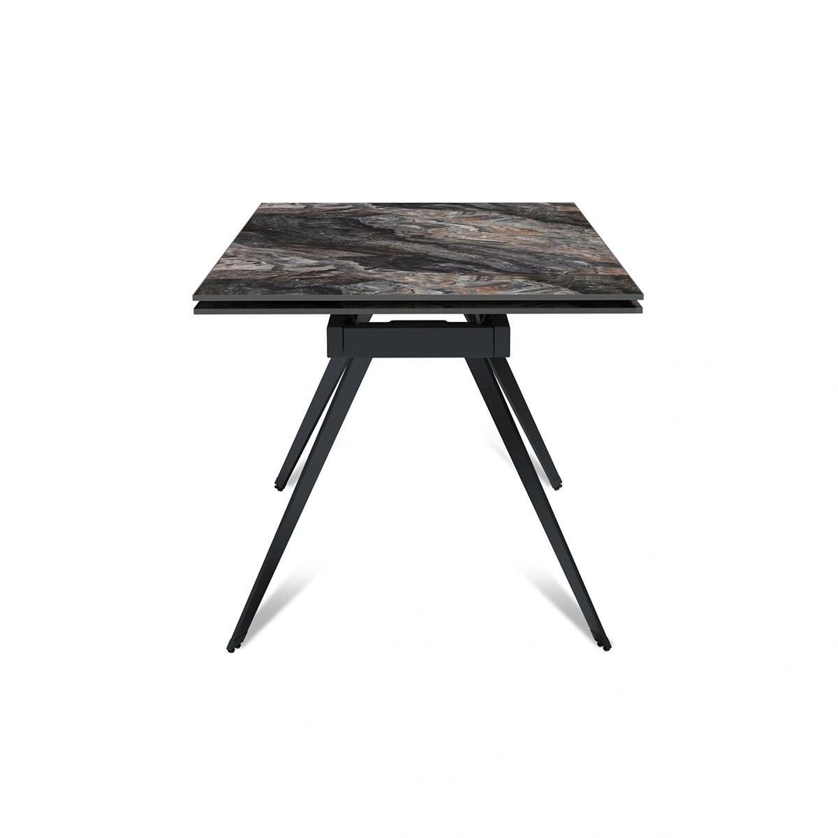 Стол раскладной Rhein (140+40+40), керамика глянцевая Venice Grey изображение Стол раскладной Rhein (140+40+40), керамика глянцевая Venice Grey фото