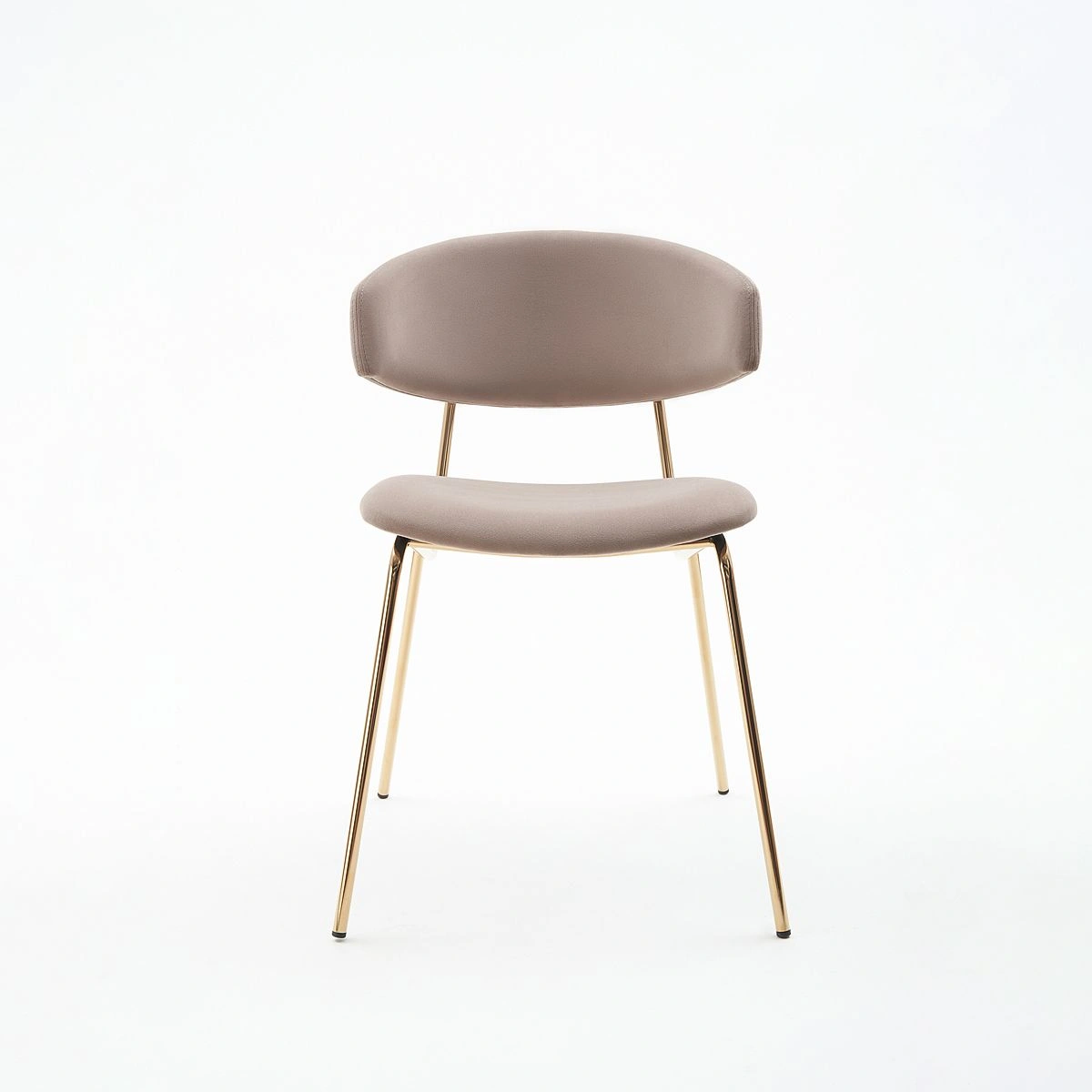 Стул Verdi, микровелюр латте, опоры золото изображение Стул Verdi, микровелюр латте, опоры золото фото