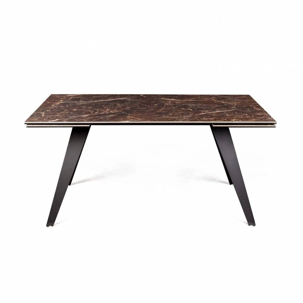 Стол раскладной Grant (160+80), мрамор испанская керамика темный + 4 стула Austin изображение Стол раскладной Grant (160+80), мрамор испанская керамика темный + 4 стула Austin фото