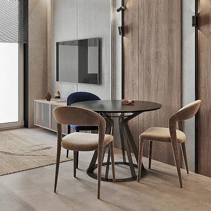 Стол круглый Mercury (100 см) fenix черный изображение Стол круглый Mercury (100 см) fenix черный фото