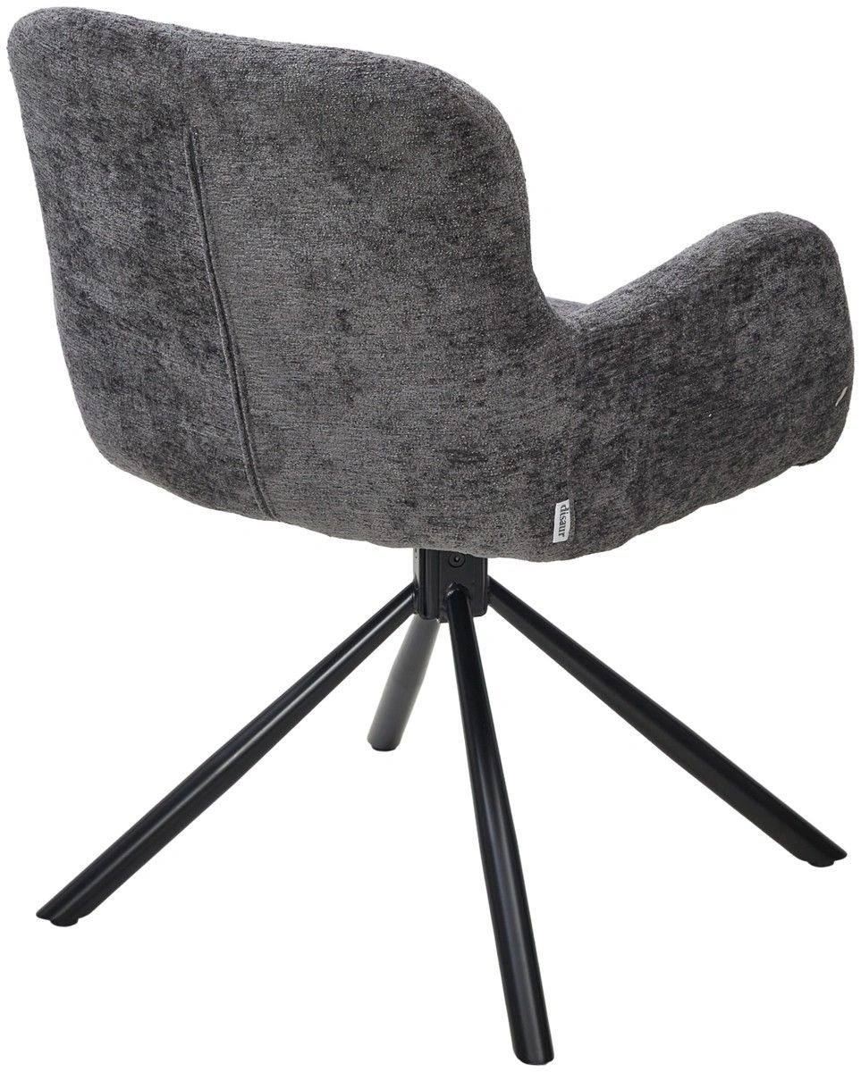 Стул Luis шенил серый, поворотно-возвратный механизм 180 градусов изображение Стул Luis шенил серый, поворотно-возвратный механизм 180 градусов фото