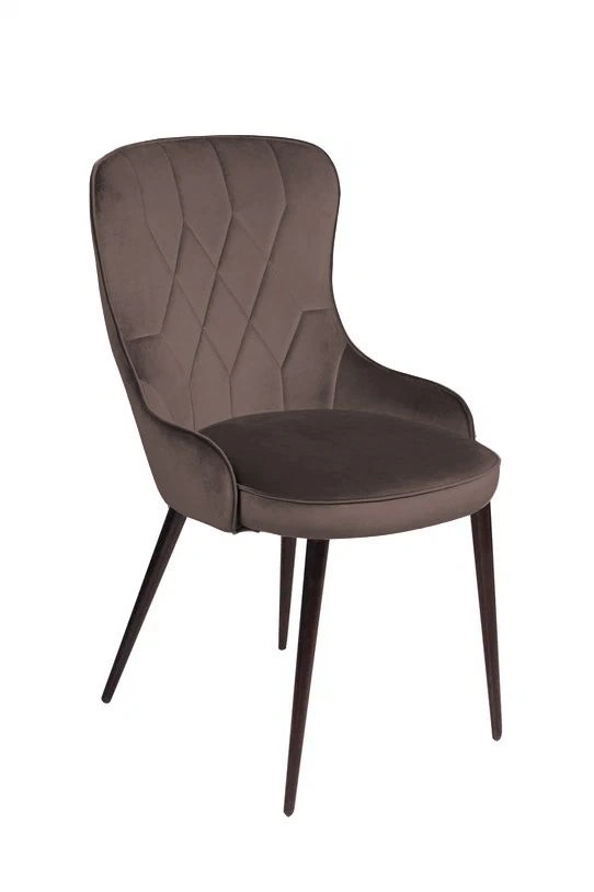 Стул Leonardo, бархат антрацит 14 изображение Стул Leonardo, бархат антрацит 14 фото