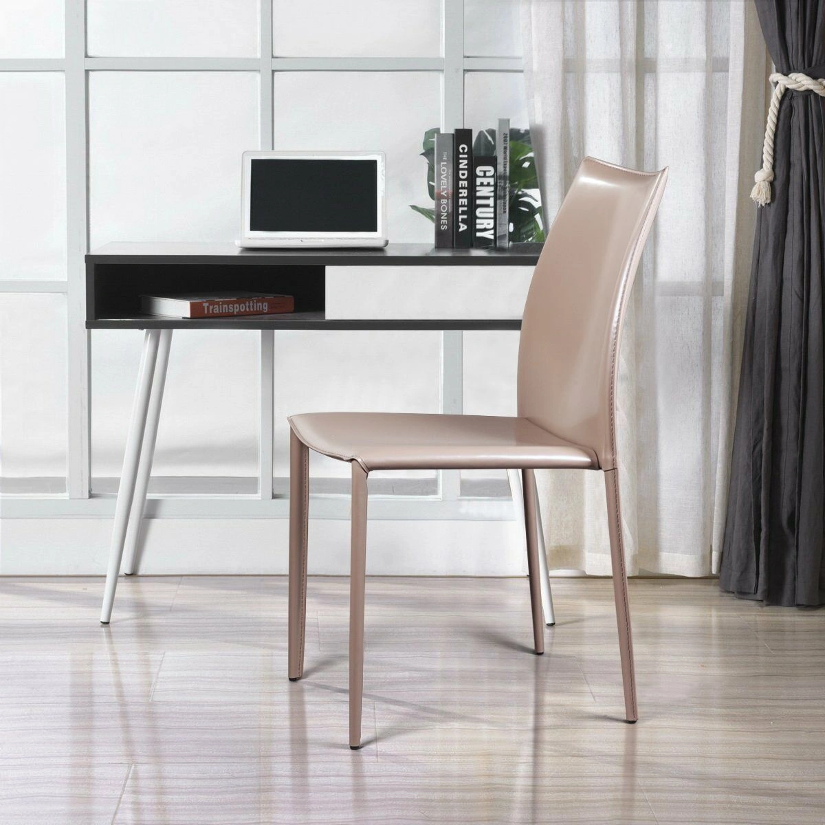 Стул Rolf, кожа капучино изображение Стул Rolf, кожа капучино фото