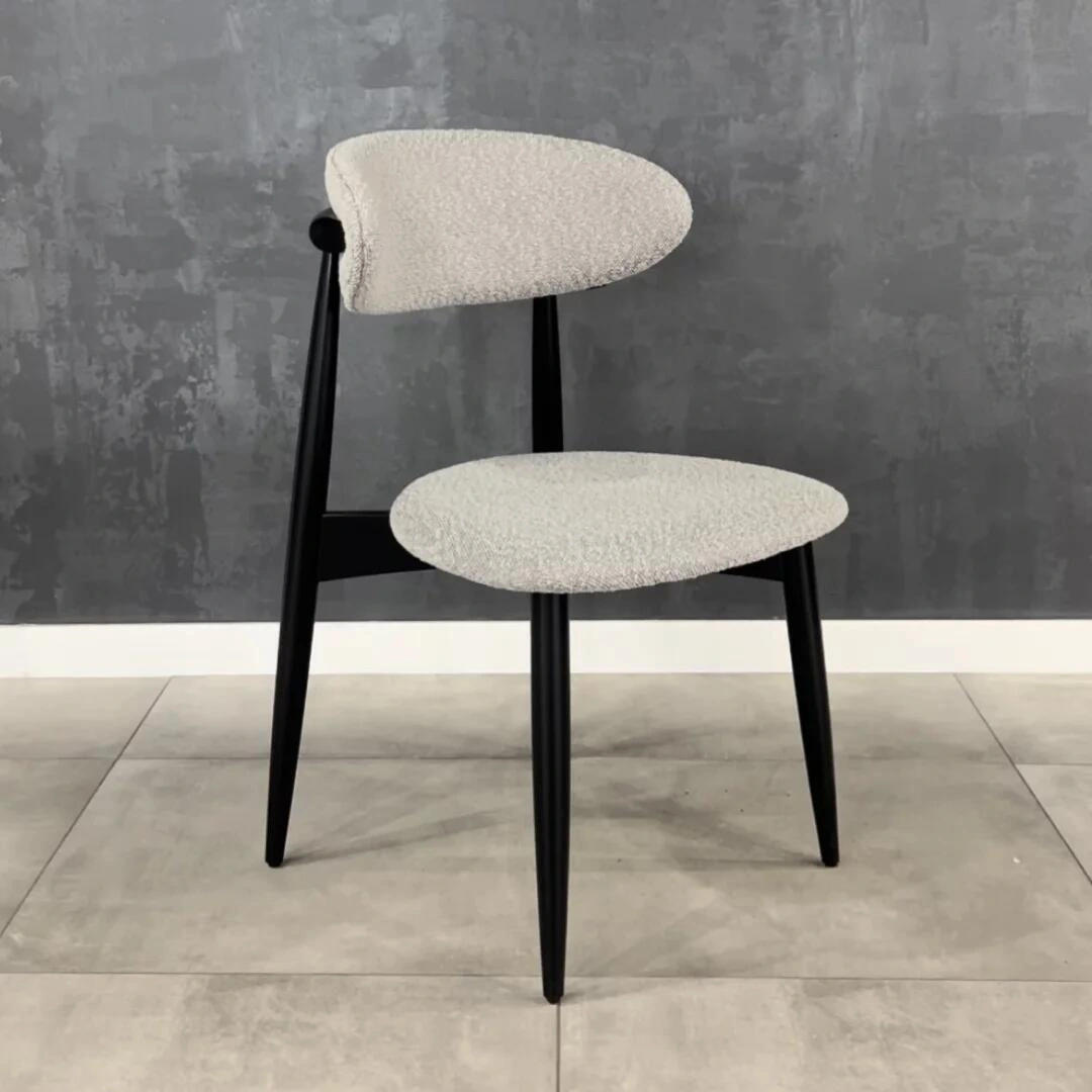 Стул Paolo, бук натуральный, ткань, белый изображение Стул Paolo, бук натуральный, ткань, белый фото