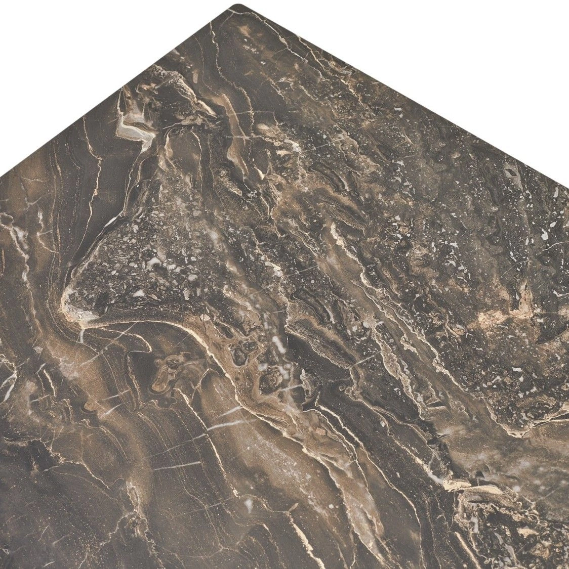 Стол раскладной Dogma (180+60) керамика матовая, черная изображение Стол раскладной Dogma (180+60) керамика матовая, черная фото