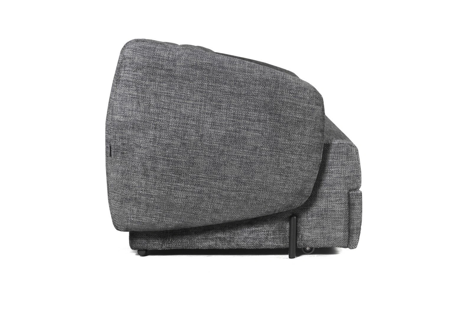 Bubble диван-кровать прямой, механизм «дельфин», микромех Rozy dark grey изображение Bubble диван-кровать прямой, механизм «дельфин», микромех Rozy dark grey фото