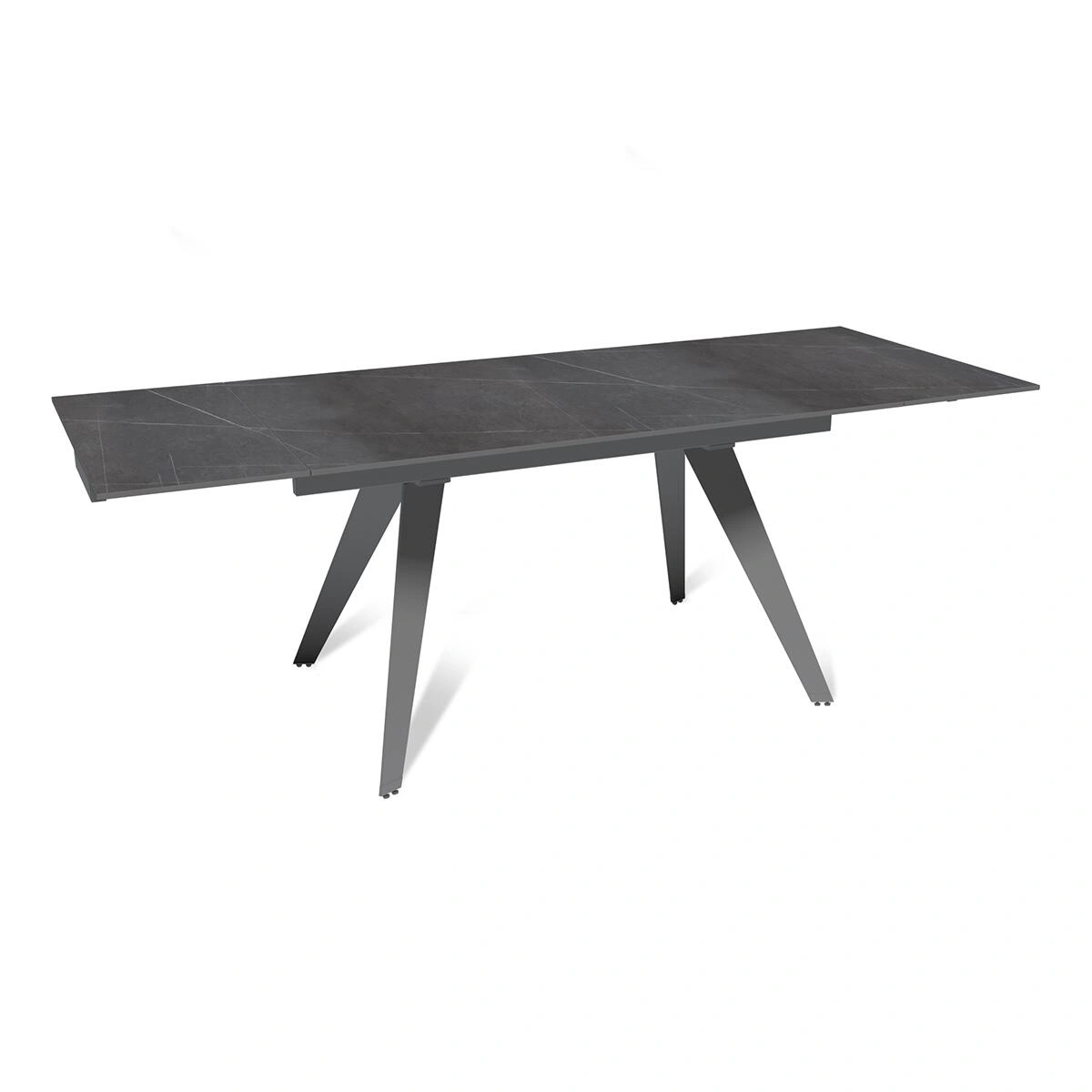 Стол раскладной Rhein (140+40+40), керамика матовая Armani Grey изображение Стол раскладной Rhein (140+40+40), керамика матовая Armani Grey фото