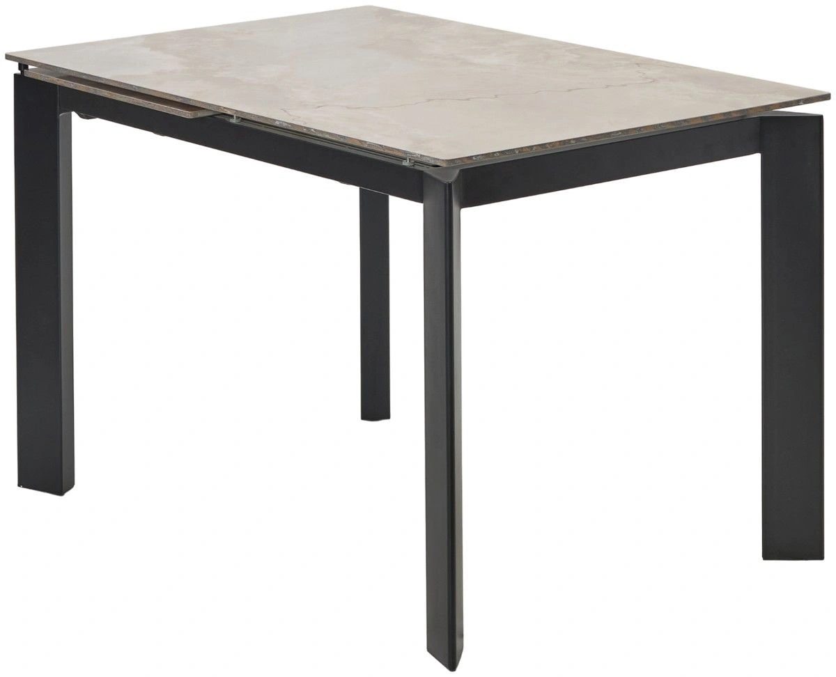 Стол раскладной Dogma (120+50) керамика глянцевая, янтарь изображение Стол раскладной Dogma (120+50) керамика глянцевая, янтарь фото