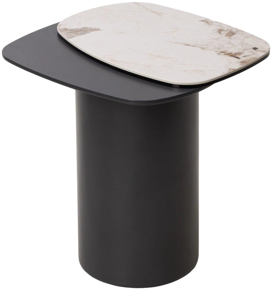 Столик кофейный Nikolas (59х49), керамика светлая изображение Столик кофейный Nikolas (59х49), керамика светлая фото