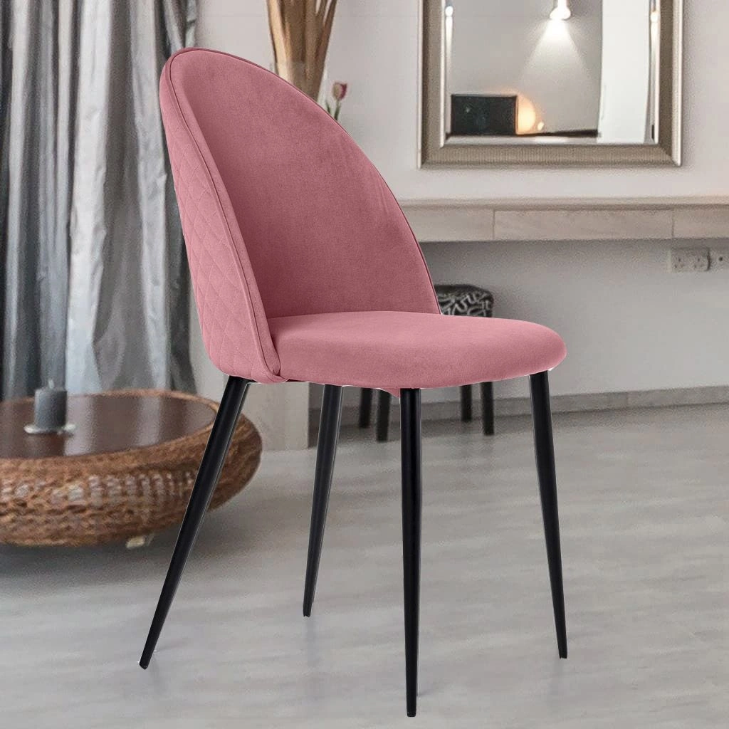 Стул Marcus, бархат пудровый 15 изображение Стул Marcus, бархат пудровый 15 фото