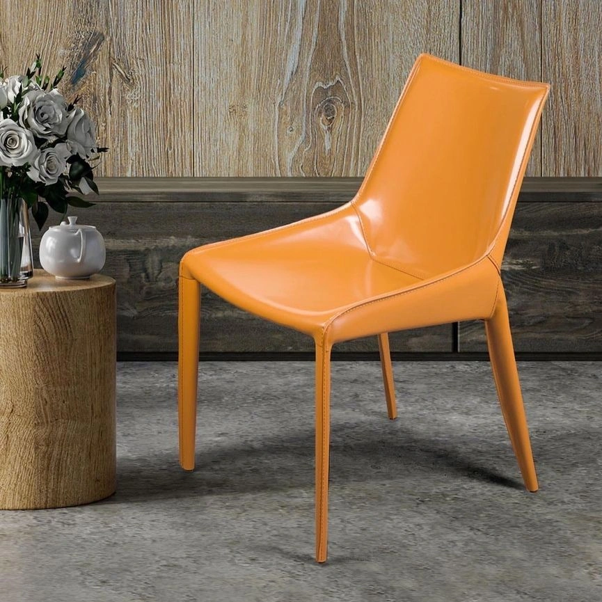 Стул David, кожа camel изображение Стул David, кожа camel фото