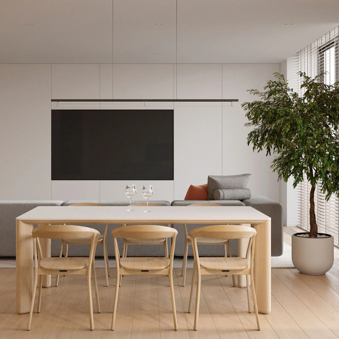 Стол обеденный Momo (200) массив бук + пластик изображение Стол обеденный Momo (200) массив бук + пластик фото