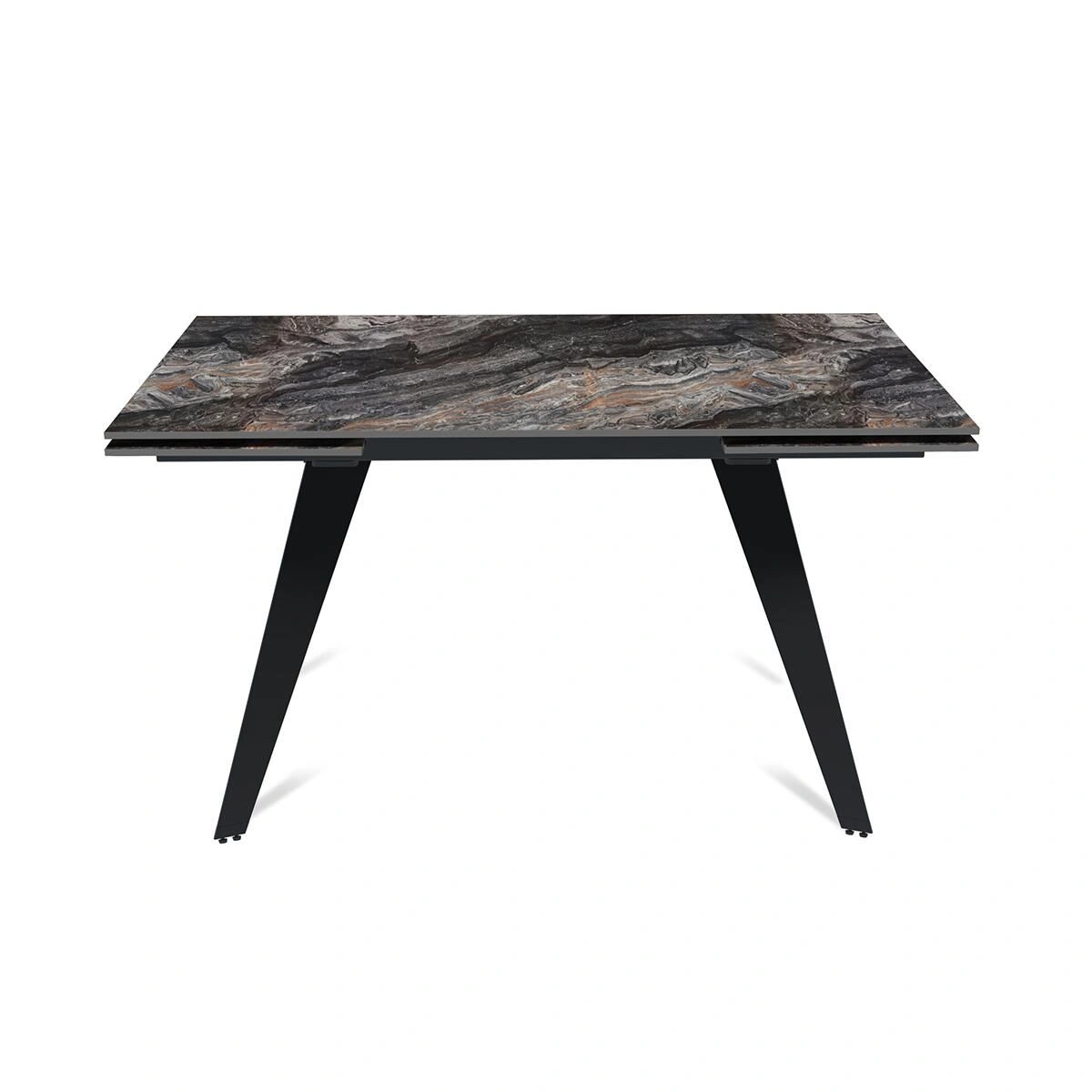 Стол раскладной Rhein (140+40+40), керамика глянцевая Venice Grey изображение Стол раскладной Rhein (140+40+40), керамика глянцевая Venice Grey фото