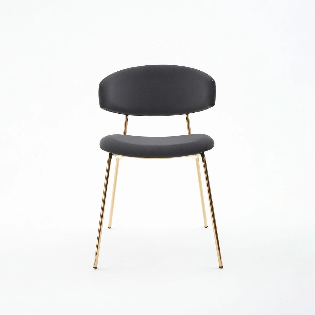 Стул Verdi, микровелюр графит, опоры золото изображение Стул Verdi, микровелюр графит, опоры золото фото