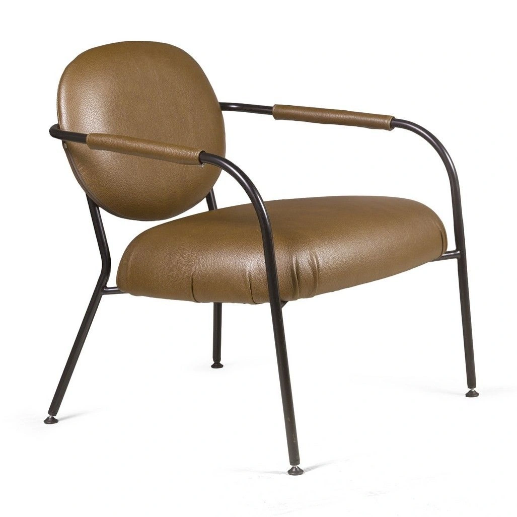 Лаунж кресло EGO, искусственная кожа, темно-коричневый изображение Лаунж кресло EGO, искусственная кожа, темно-коричневый фото