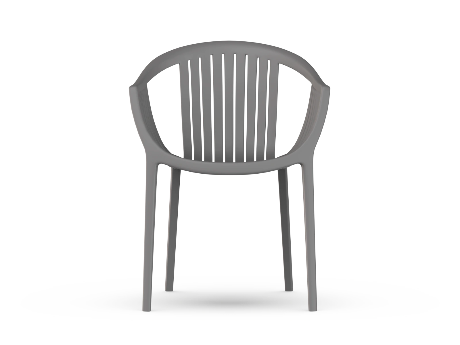 Стул с подлокотниками EPOS, (комплект 4 шт), пластик серый изображение Стул с подлокотниками EPOS, (комплект 4 шт), пластик серый фото