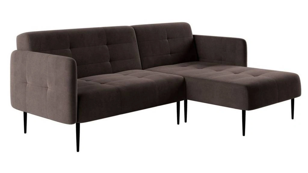 Диван-кровать Monaco c шезлонгом серый