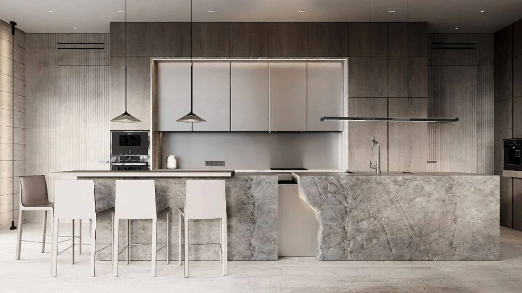 Полубарный стул Barrie Полубарный стул Barrie кожа белый