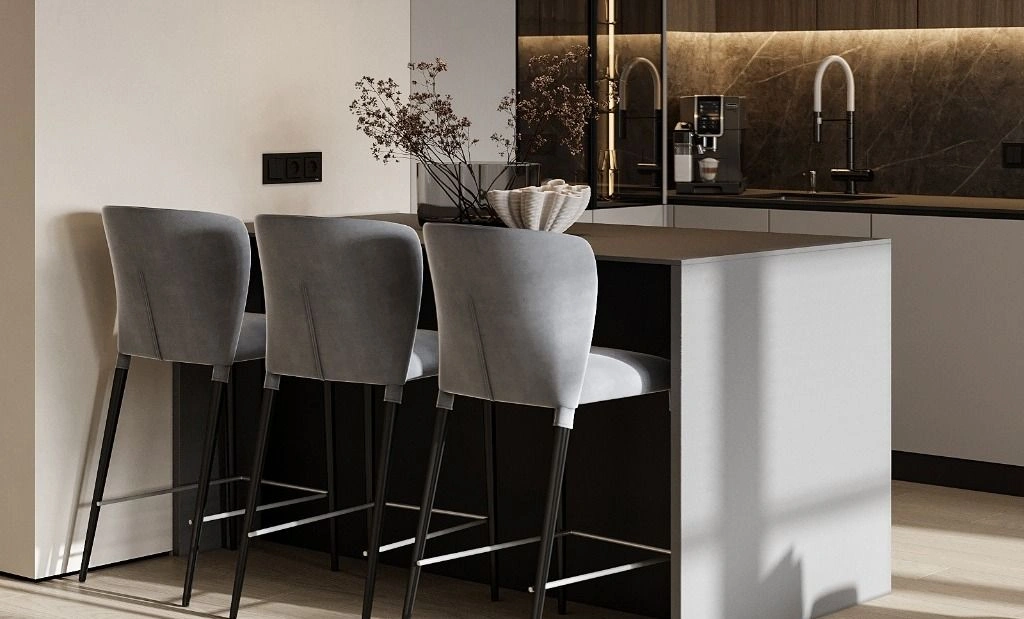 Стул полубарный Albert в интерьере Стул полубарный Albert в интерьере