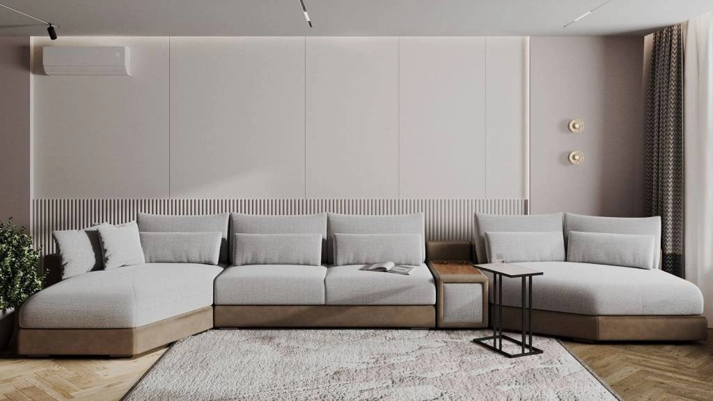 Диван Aldo модульный с терминальным шезлонгом