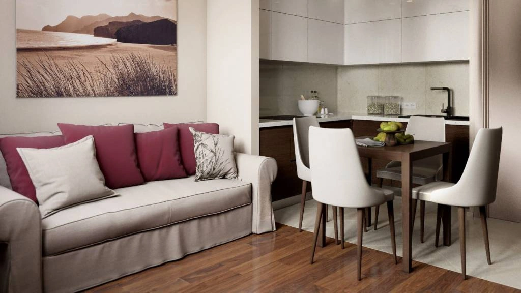 Диван серого цвета для кухни Диван серого цвета для кухни