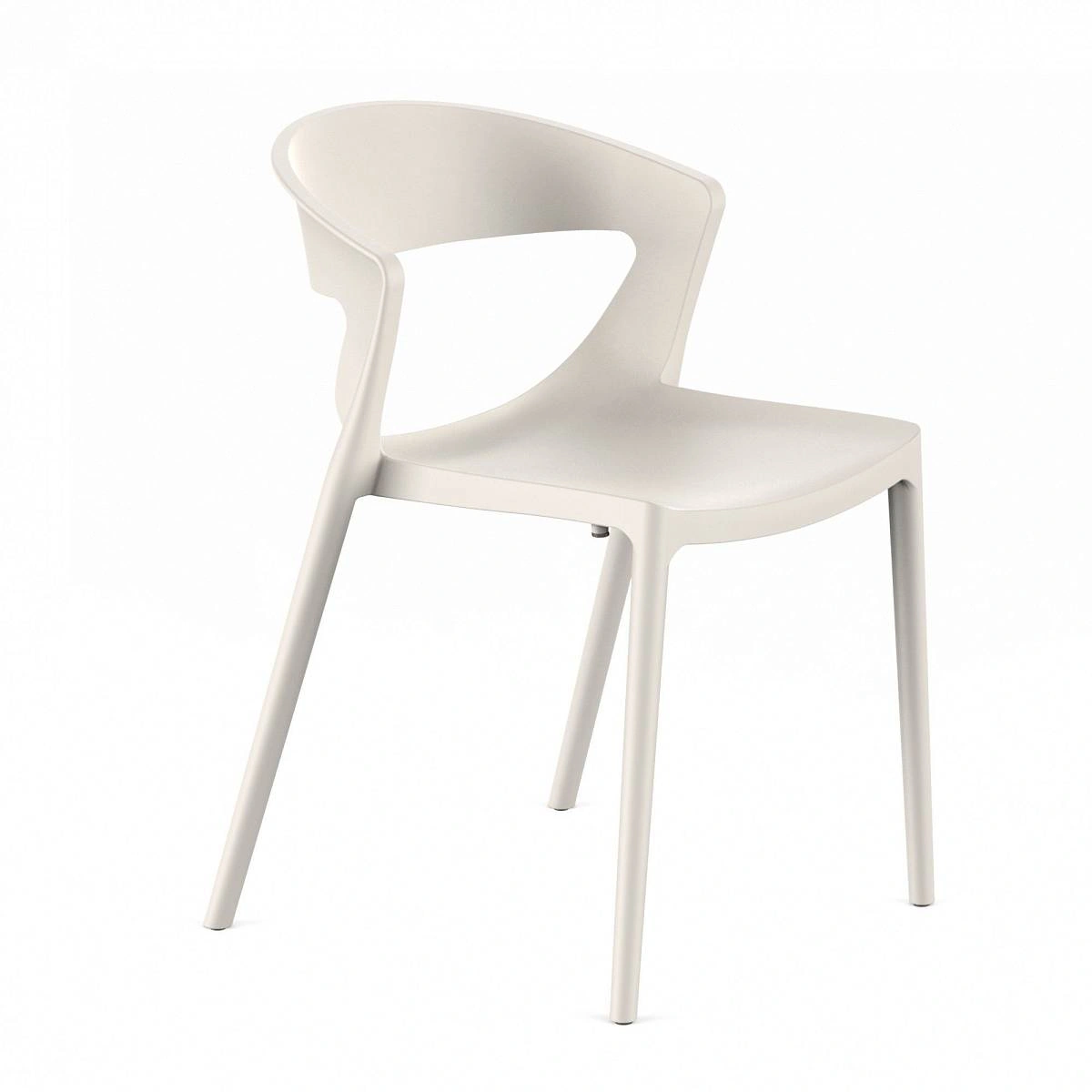 Стул LEXA, (комплект 4 шт), пластик светло-бежевый изображение Стул LEXA, (комплект 4 шт), пластик светло-бежевый фото