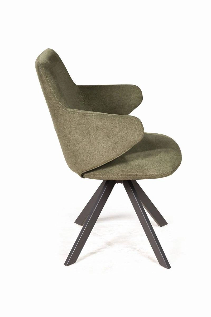 Стул Evo, замша оливковый изображение Стул Evo, замша оливковый фото