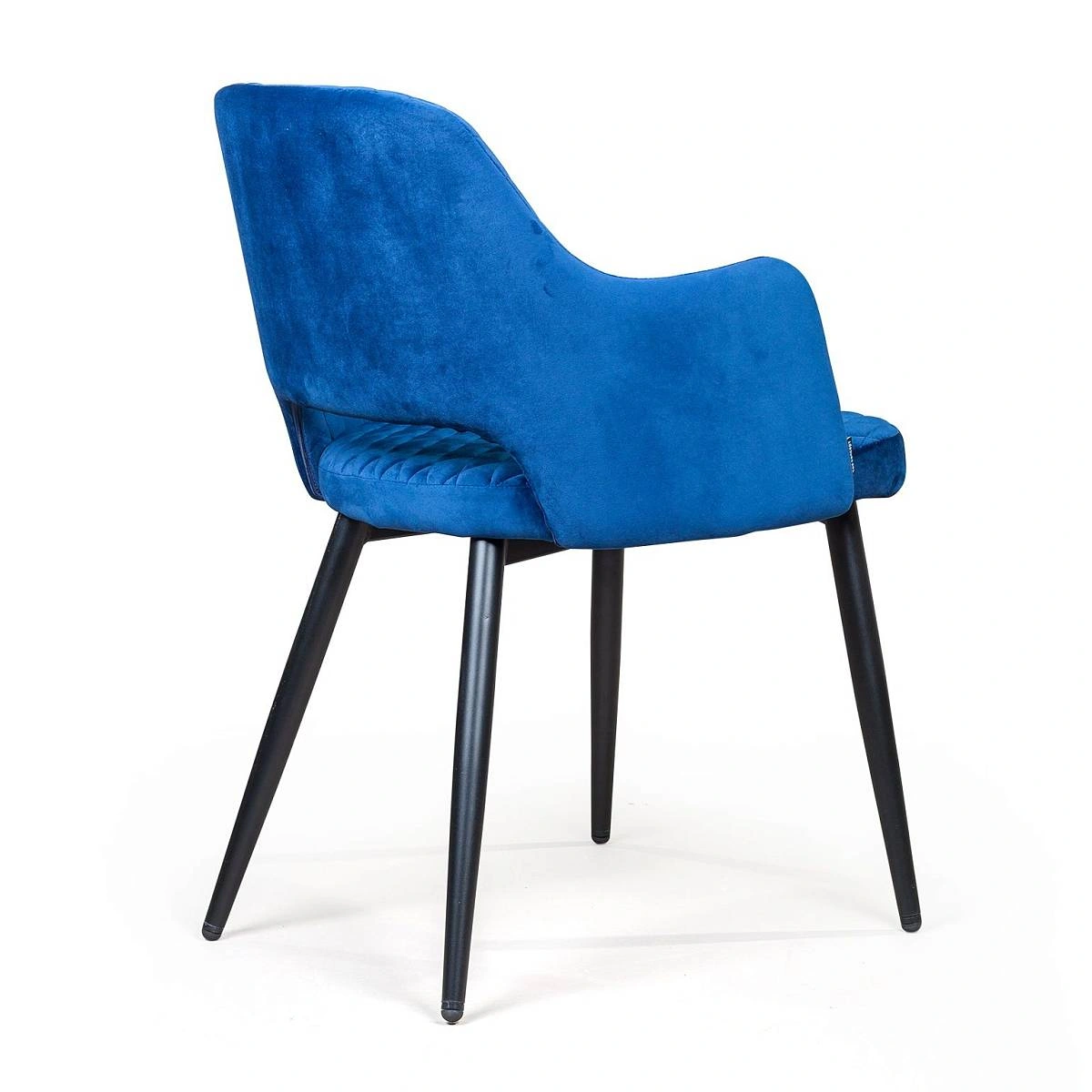 Стул с подлокотниками William, бархат кобальтовый изображение Стул с подлокотниками William, бархат кобальтовый фото