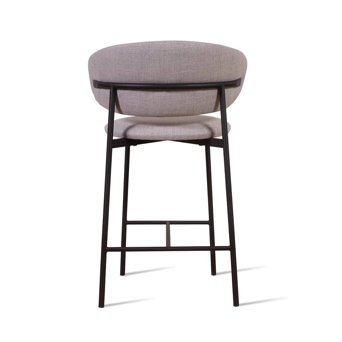 Стул полубарный Adele, рогожка wellton 912, серый изображение Стул полубарный Adele, рогожка wellton 912, серый фото