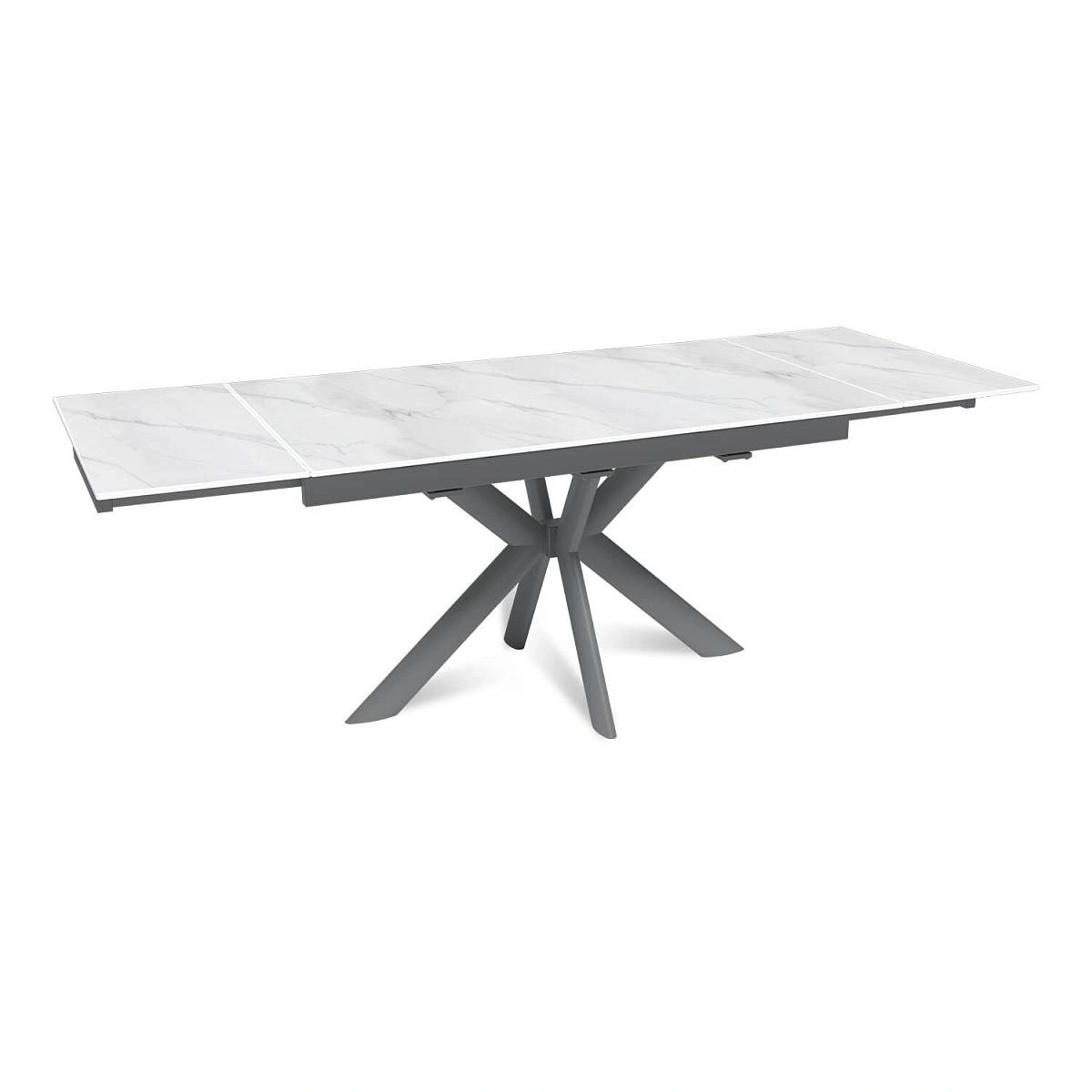 Стол раскладной Strong (140+40+40), керамика матовая Snow Mountain изображение Стол раскладной Strong (140+40+40), керамика матовая Snow Mountain фото