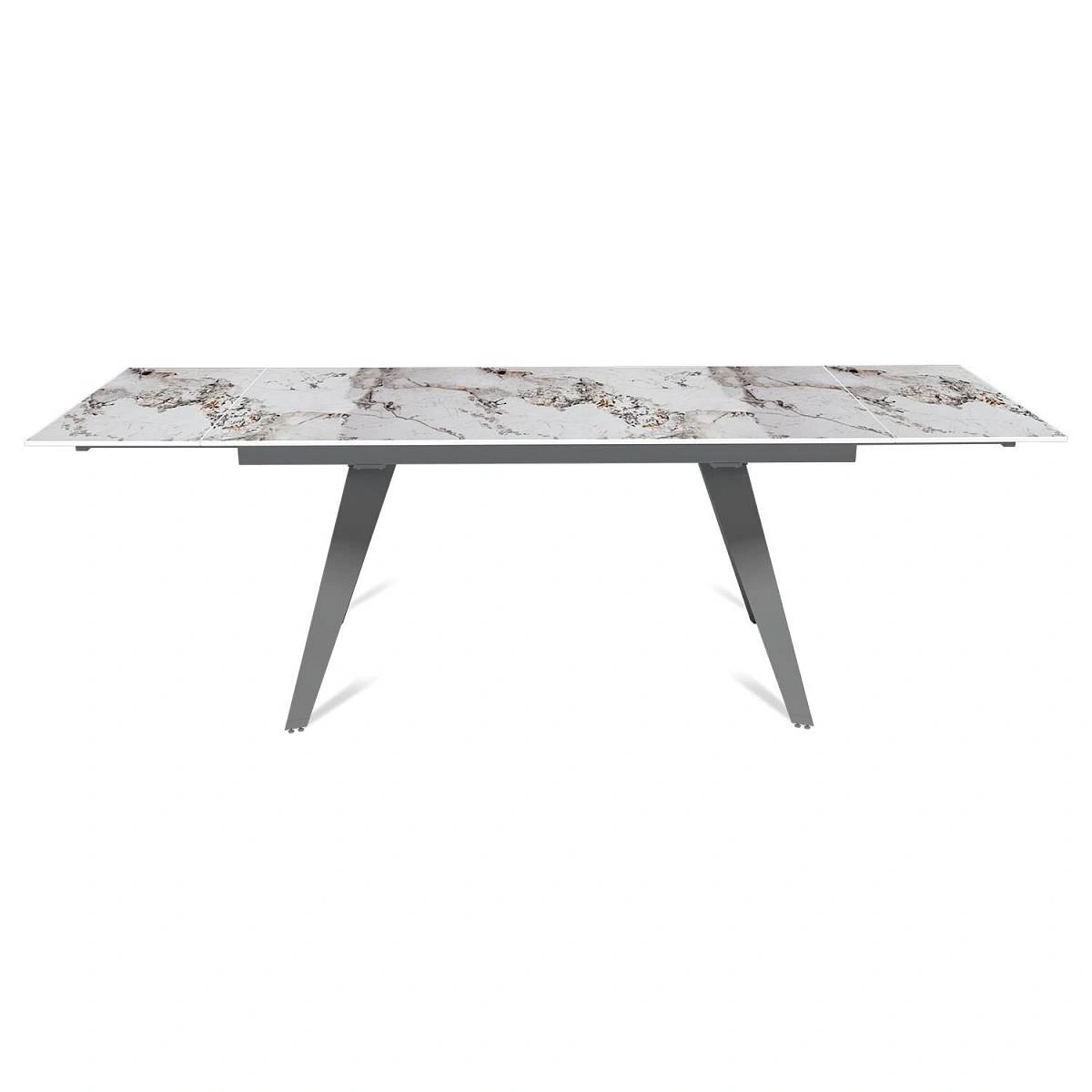 Стол раскладной Rhein (160+40+40), керамика глянцевая Top Pandora изображение Стол раскладной Rhein (160+40+40), керамика глянцевая Top Pandora фото