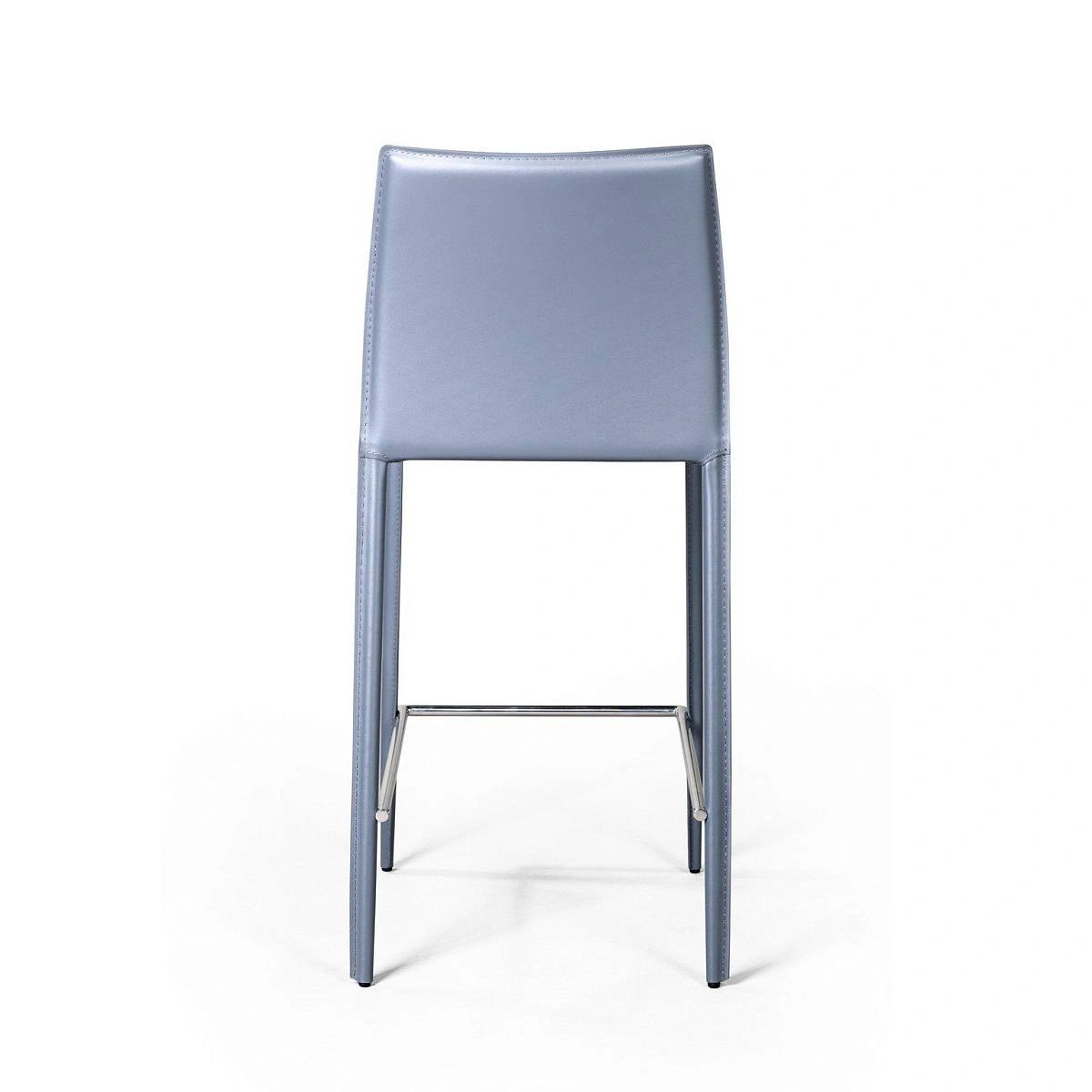 Стул полубарный Rolf, кожа антрацит изображение Стул полубарный Rolf, кожа антрацит фото