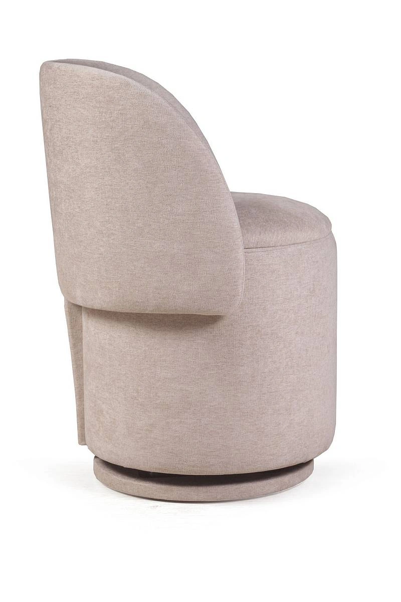 Пуф с кручением Bubble, шенилл puffy бежевый изображение Пуф с кручением Bubble, шенилл puffy бежевый фото