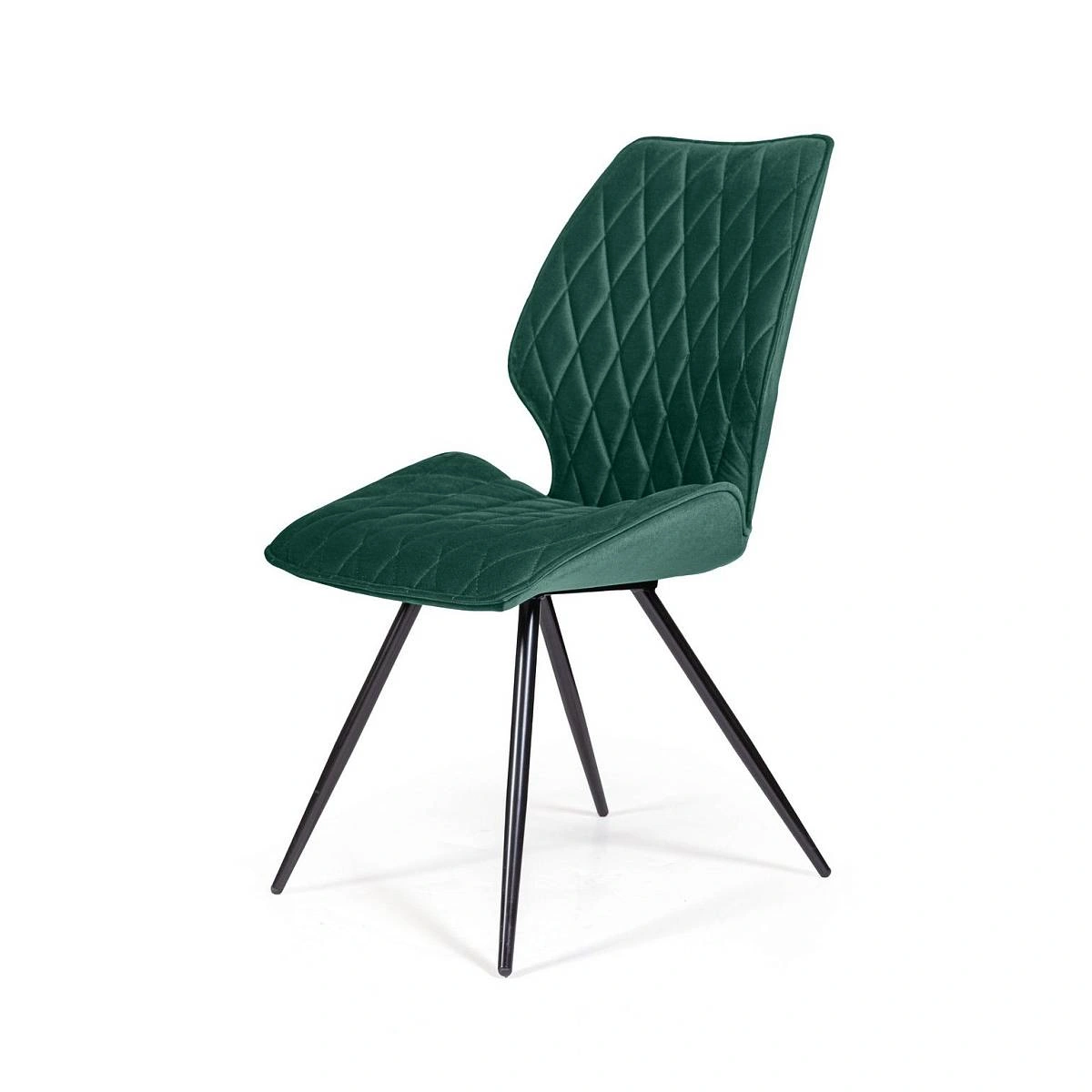 Стул Flash ромб, бархат зеленый 19 изображение Стул Flash ромб, бархат зеленый 19 фото