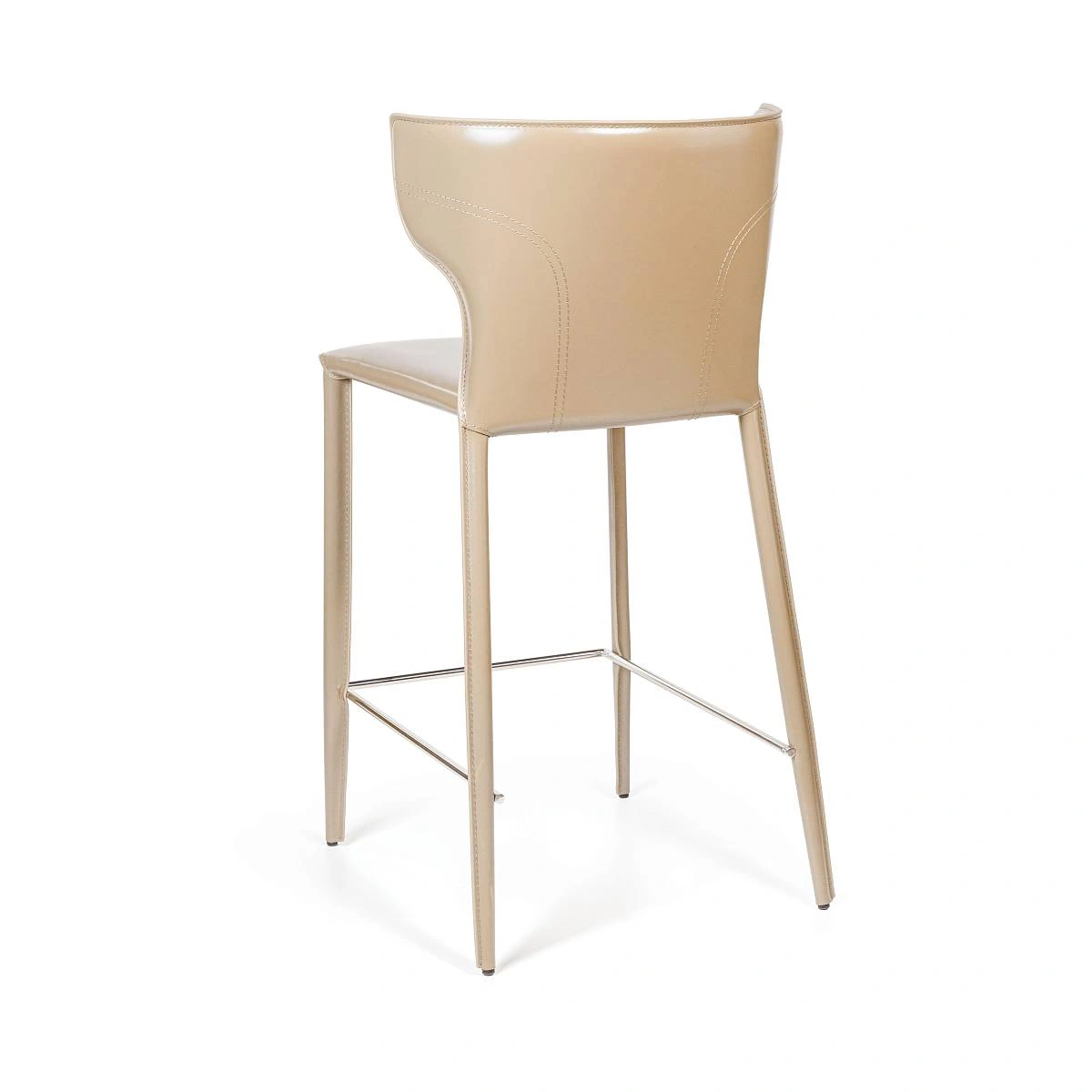 Стул полубарный Austin, кожа бежевый изображение Стул полубарный Austin, кожа бежевый фото
