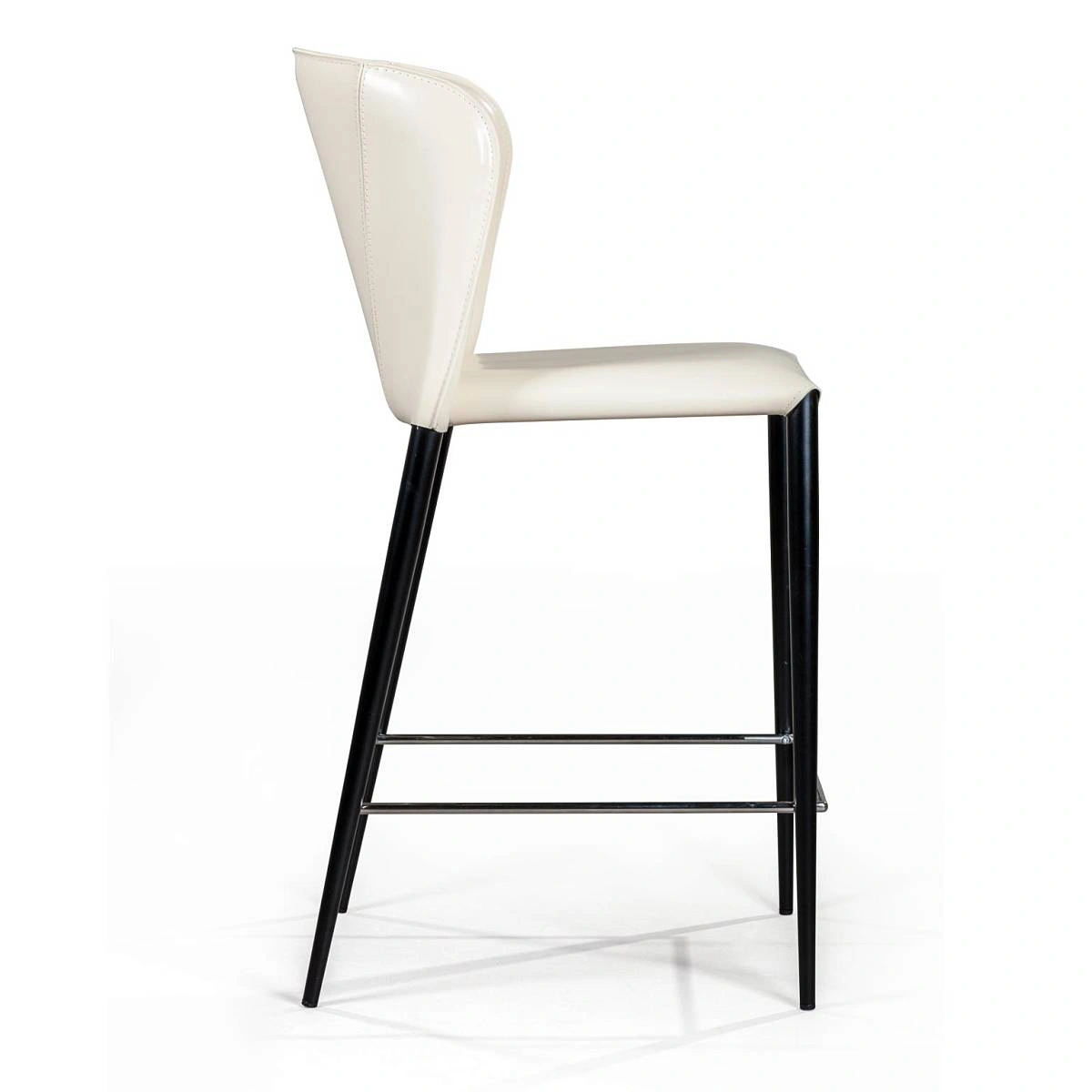 Стул полубарный Albert, кожа бежевый изображение Стул полубарный Albert, кожа бежевый фото