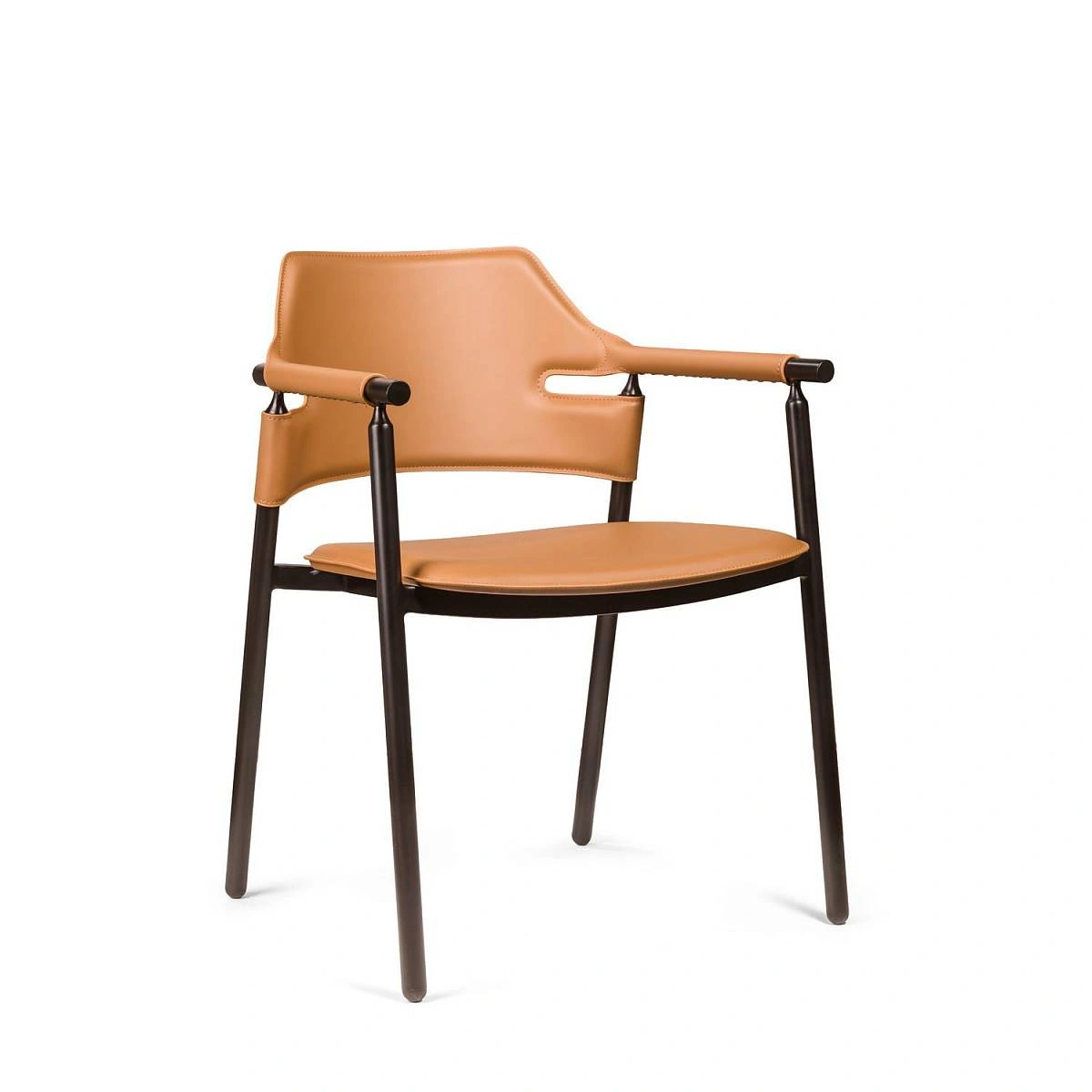 Стул с подлокотниками Suite, коричневый изображение Стул с подлокотниками Suite, коричневый фото