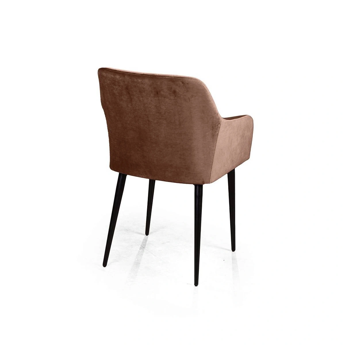 Стул с подлокотниками Robert, бархат коричневый 12 изображение Стул с подлокотниками Robert, бархат коричневый 12 фото