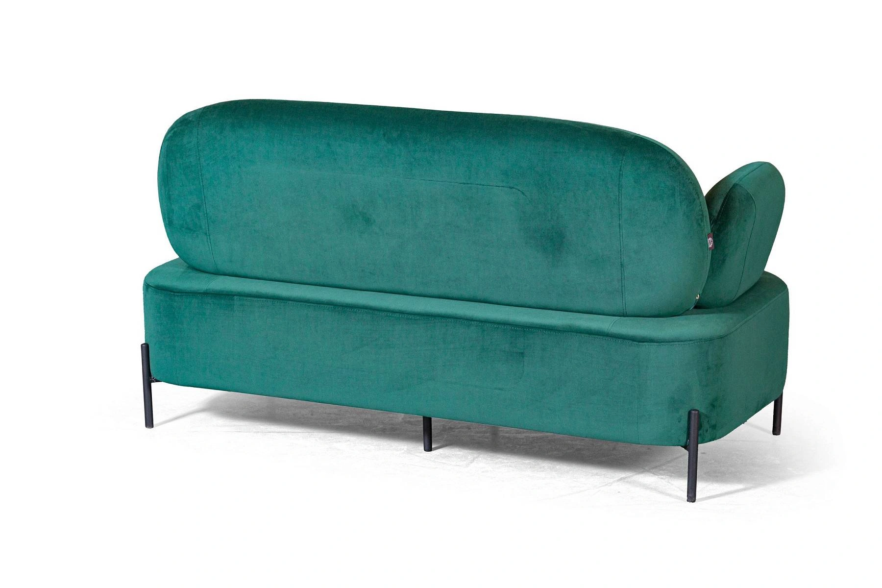 Диван Dandy двухместный, бархат зеленый 19 фото