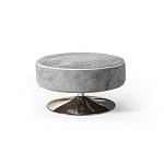 Пуф Marco, искусственная замша Breeze silver