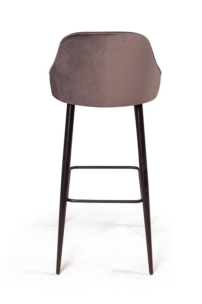 Стул барный Neo, бархат коричневый 12 изображение Стул барный Neo, бархат коричневый 12 фото