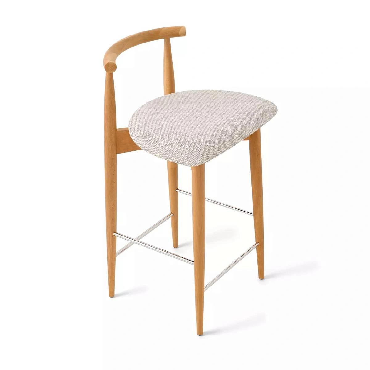 Стул полубарный Diana, бук натуральный, бежевый изображение Стул полубарный Diana, бук натуральный, бежевый фото