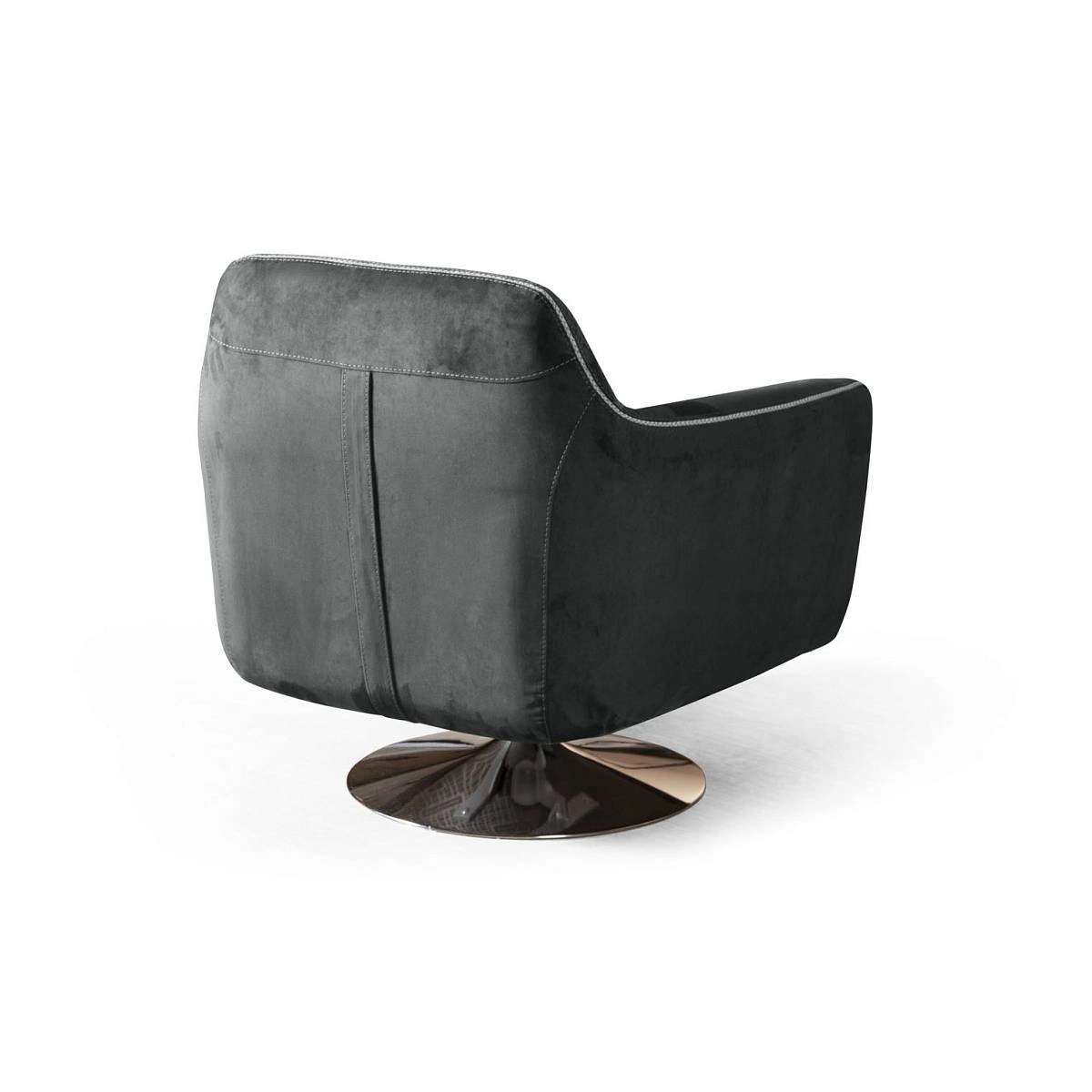 Кресло Marco, искусственная замша Breeze gray изображение Кресло Marco, искусственная замша Breeze gray фото