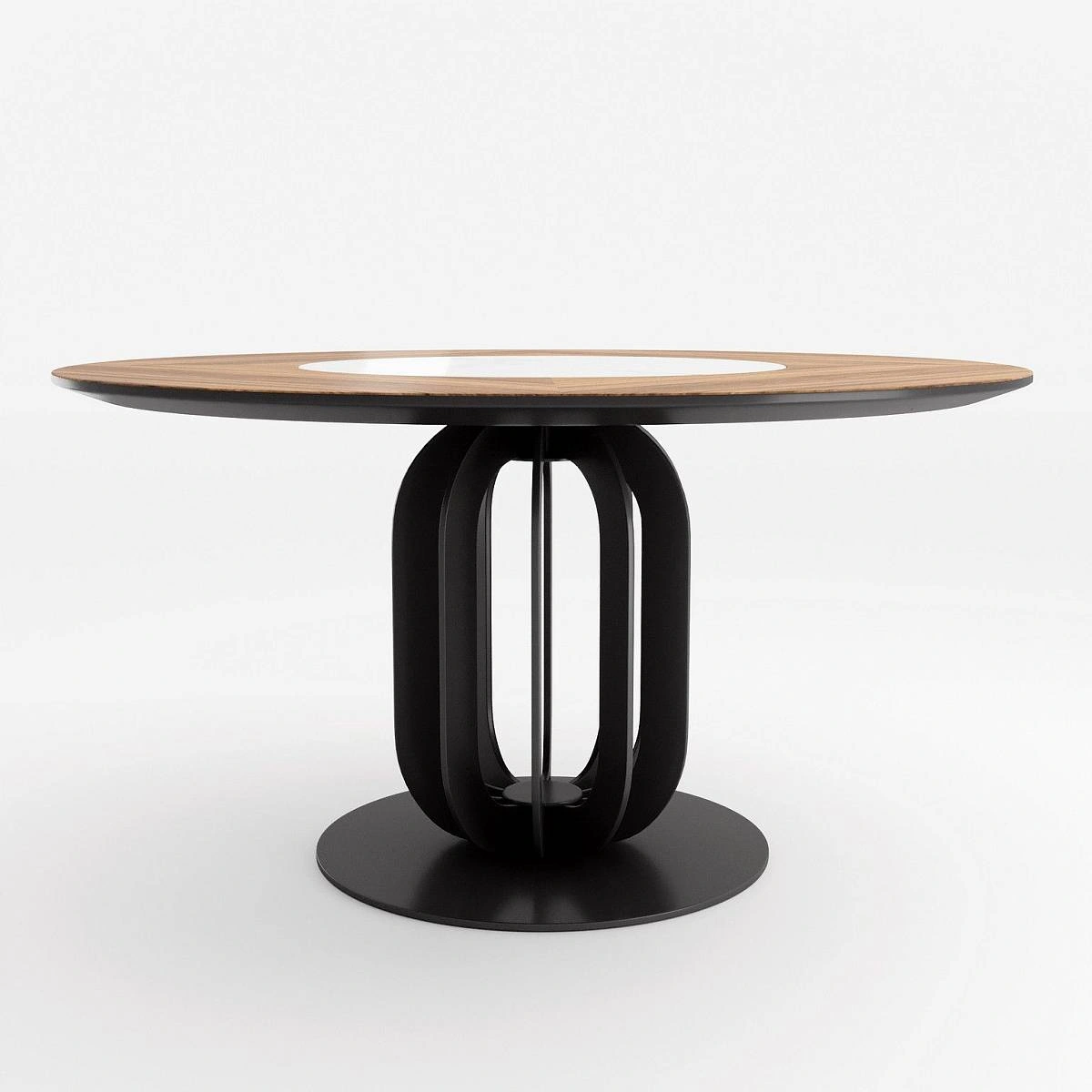 Стол круглый Soho 140, керамика светлая матовая изображение Стол круглый Soho 140, керамика светлая матовая фото