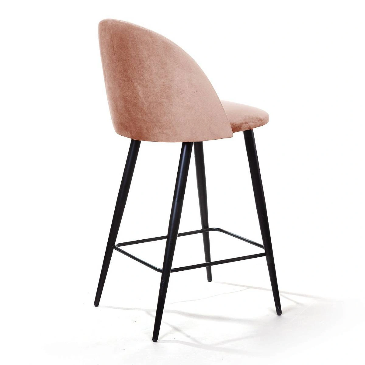 Стул полубарный Thomas, бархат бежевый 5 изображение Стул полубарный Thomas, бархат бежевый 5 фото