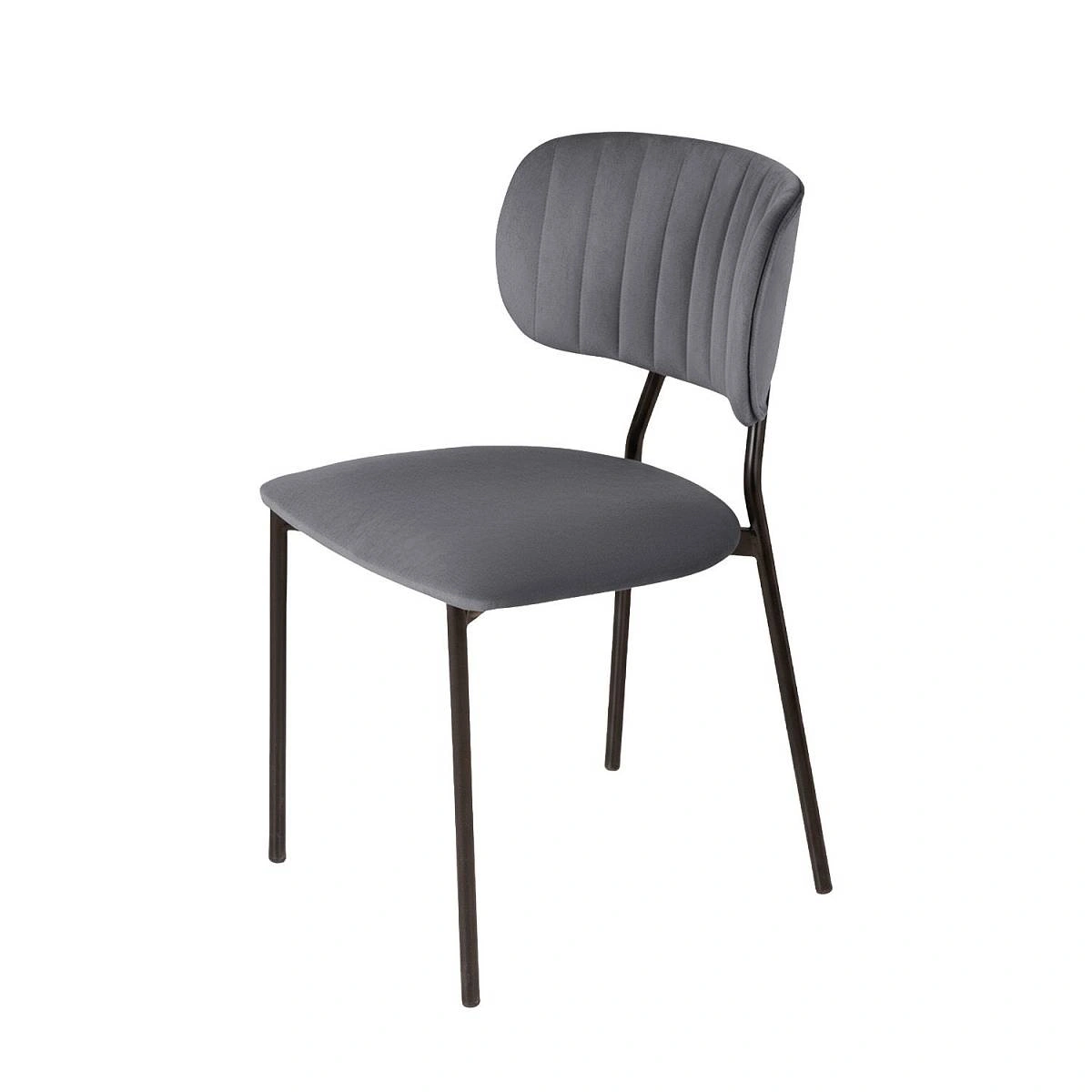 Стул Frost, бархат серый 27 фото