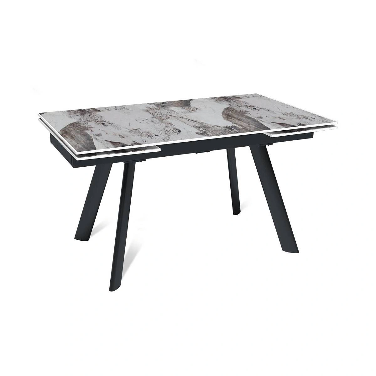 Стол раскладной Stone (140+40+40), керамика глянцевая Pandora изображение Стол раскладной Stone (140+40+40), керамика глянцевая Pandora фото