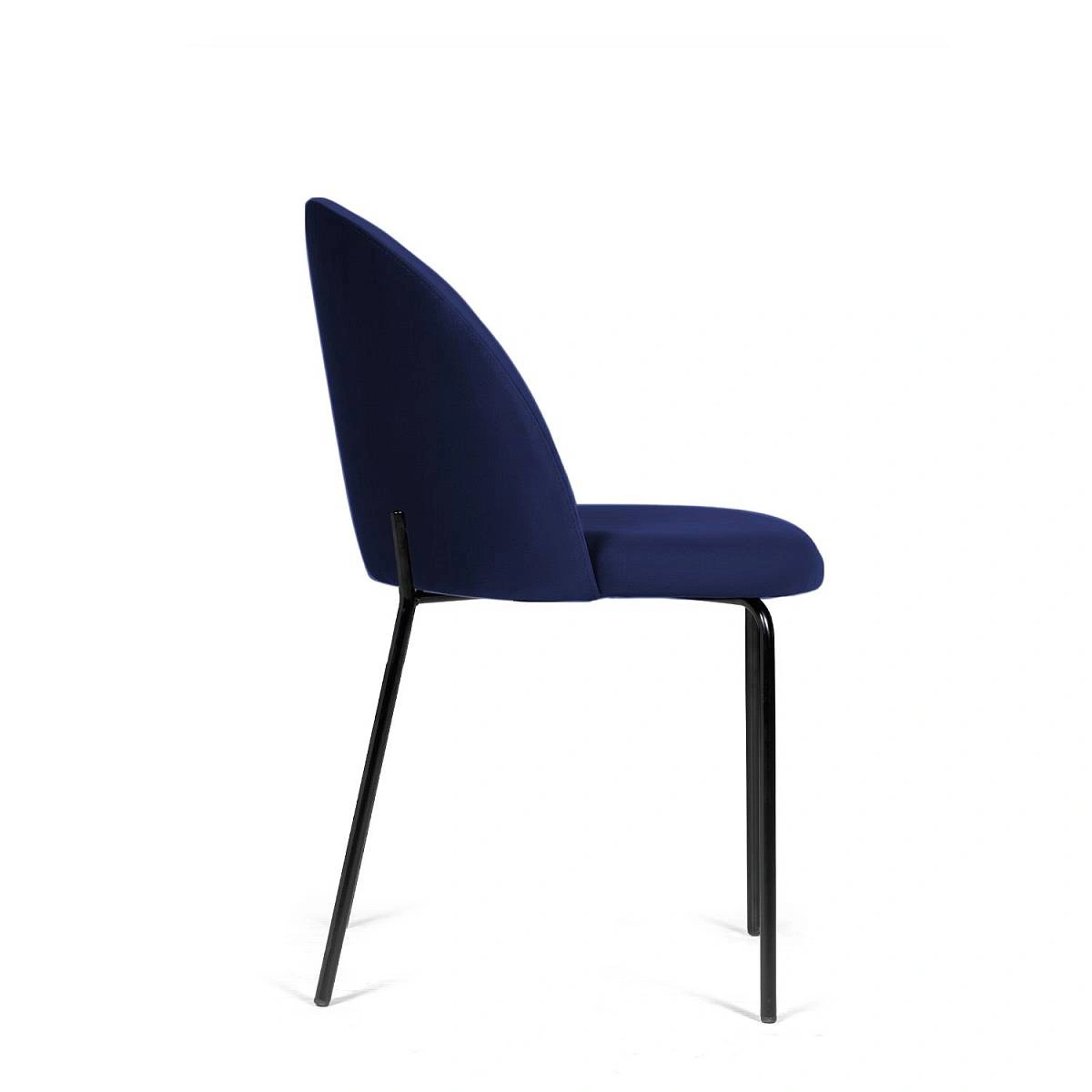 Стул Nord, комплект (4 шт), бархат синий 81 / опора черная фото
